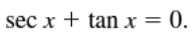 trigonometric equations